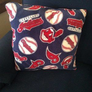 Cleveland Indians Fleece Pillow